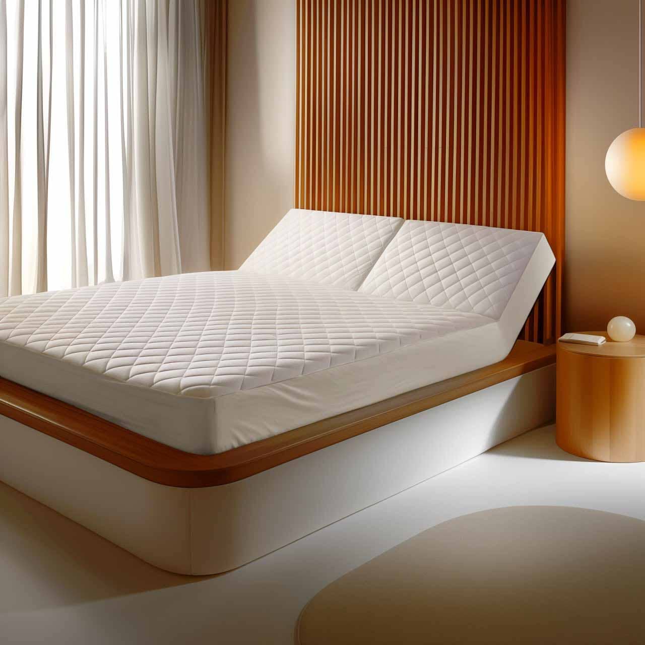 Split top mattress protector