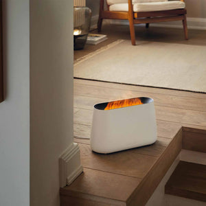 Ben is an air humidifier, aroma diffuser, and fireplace effect in one.