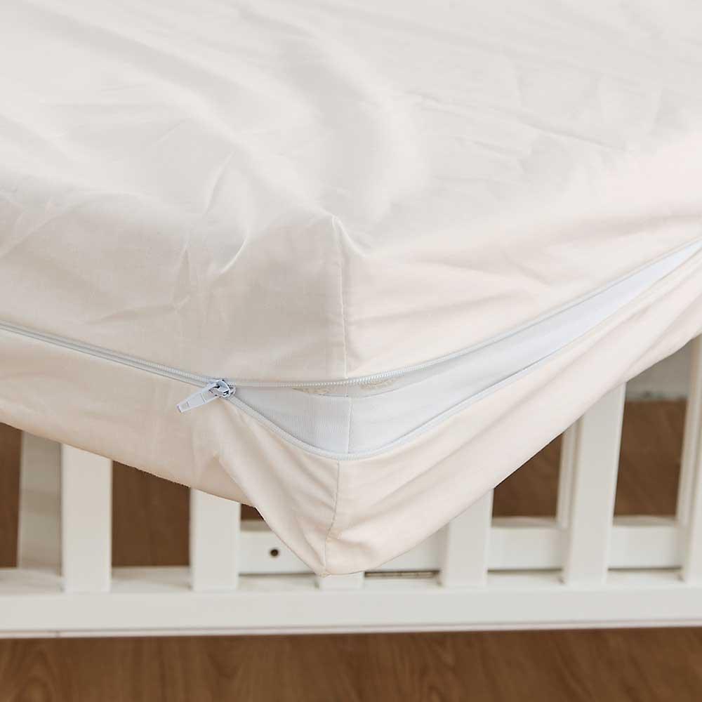 Stretch Knit Crib Mattress Cover-Zipper