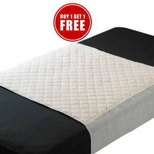 Natural Cotton Top Portable Mattress Protector BOGO