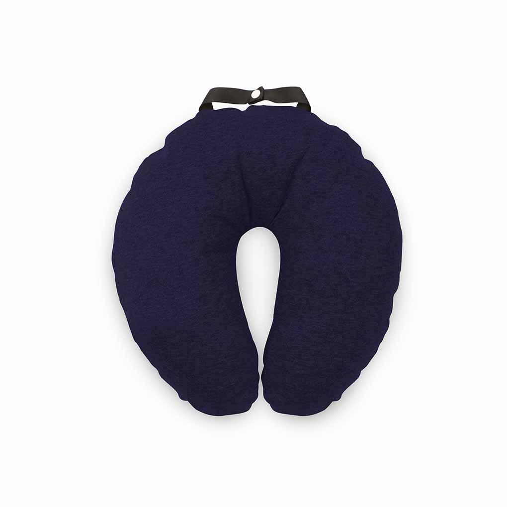 SmartSilk™ Silk-Lined Neck Pillow - Blue