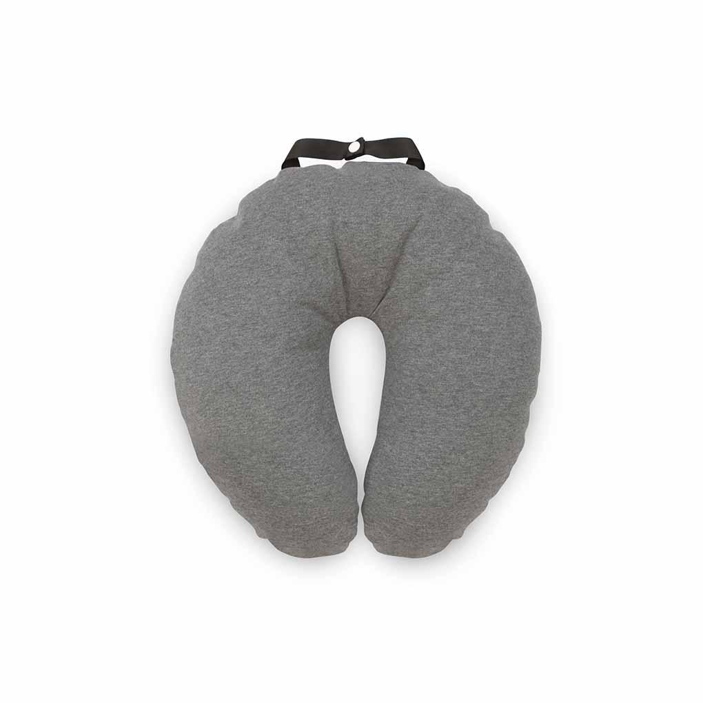 SmartSilk™ Silk-Lined Neck Pillow - Grey